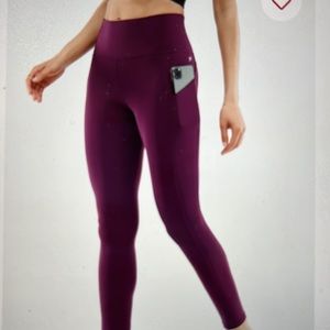 Fabletics High Waisted Oasis Legging in Eggplant